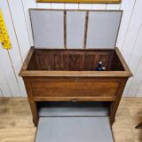 Old michaud brand cooler cabinet in solid oak