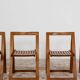 Aldo Jacober Per Alberto Bazzani 4 Sedie Mod. Trieste Anni ‘60 Design