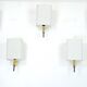 Set of five Mid-century sconces in Stilnovo manner. Italy 1950s