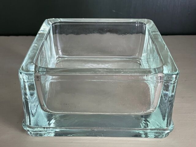 Lumax ashtray annealed glass paved 1950