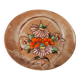 Assiette décorative fleurs Vallauris