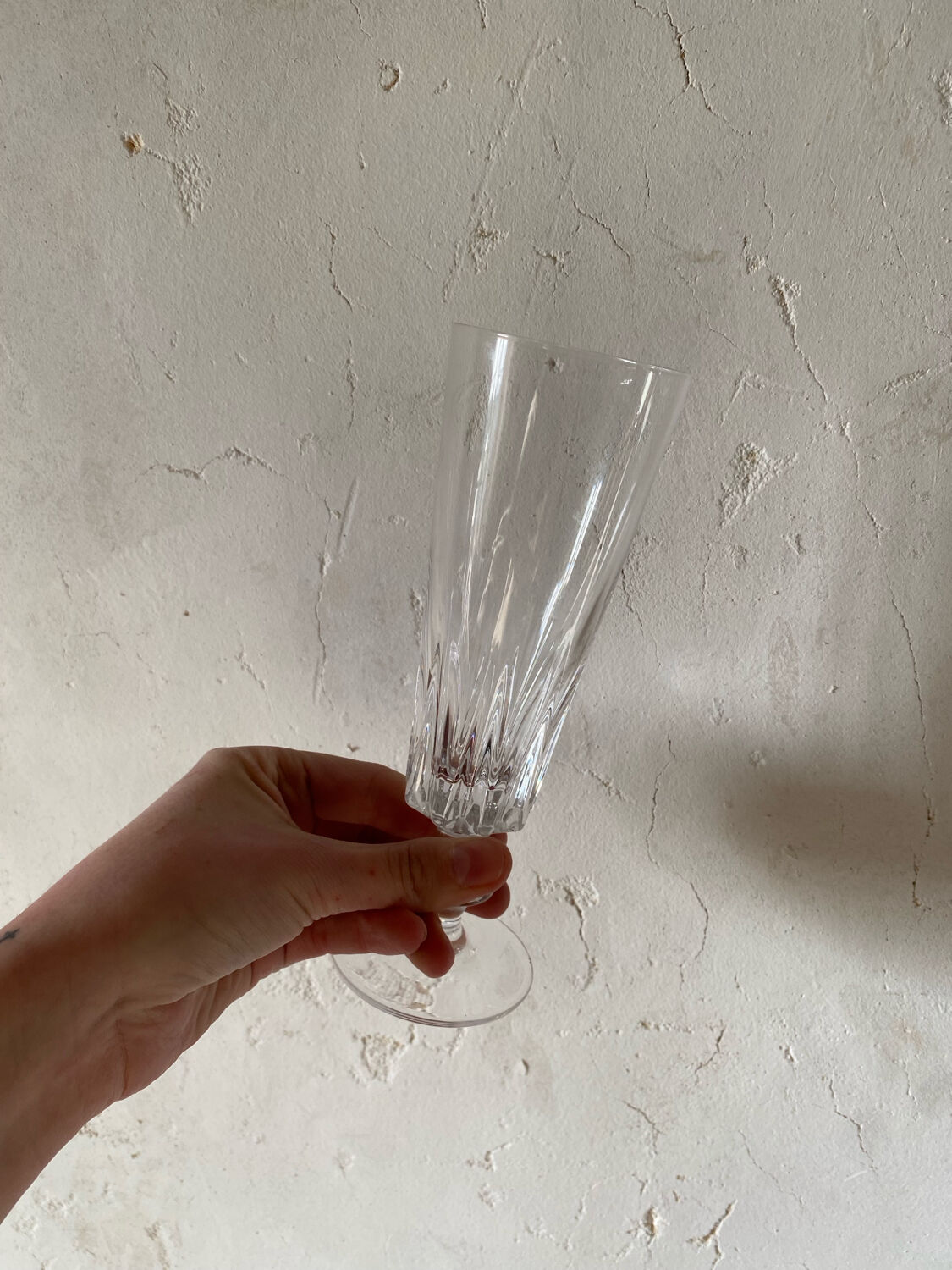 10 Baccarat champagne flutes