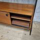 Vintage mid-century modern hallway coat rack with mirror by Alfred Hendrick