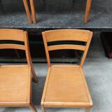 Lot of six Stella chairs 1950-60