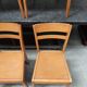Lot de six chaises Stella 1950-60