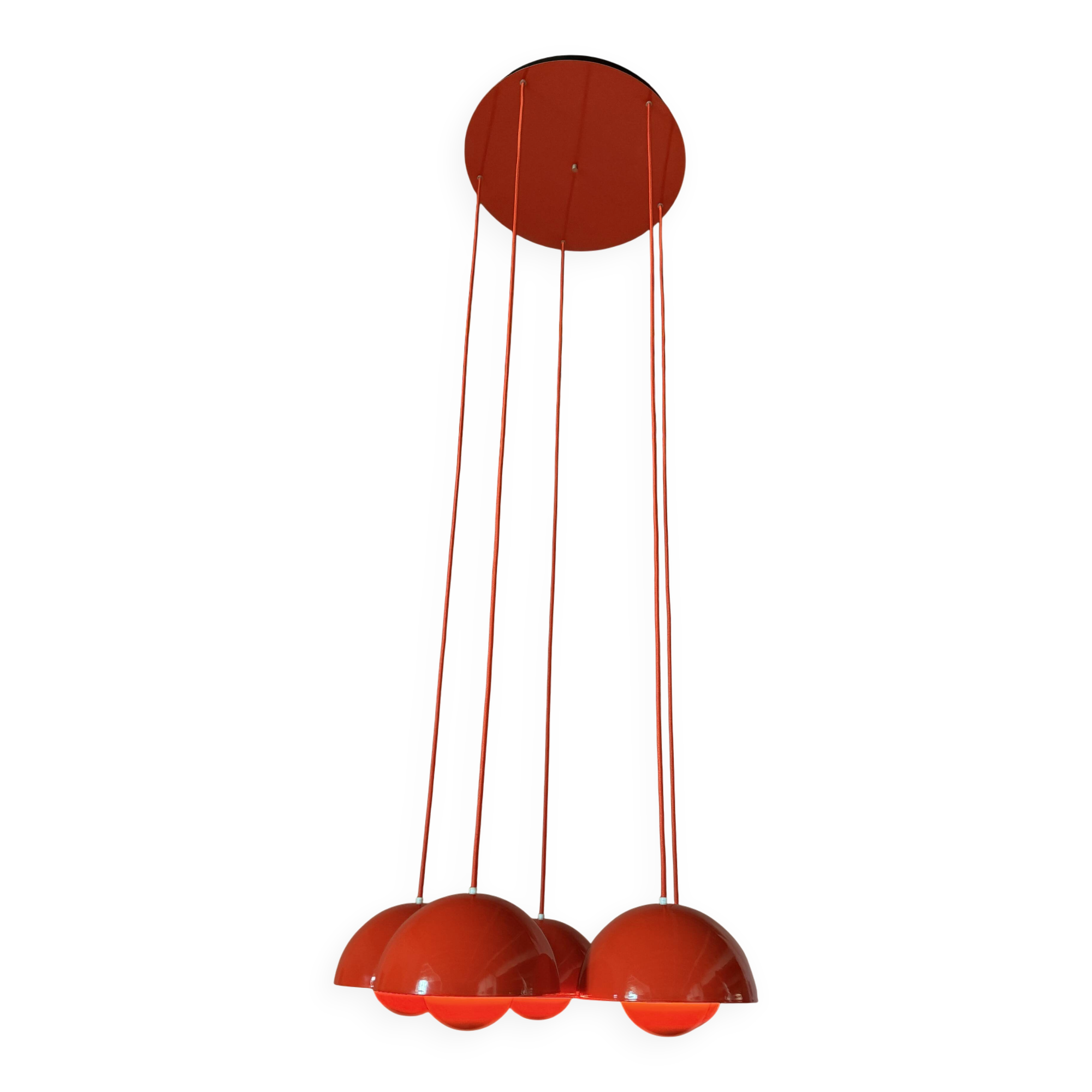 Verner Panton chandelier Flowerpot lamp