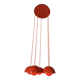 Verner Panton chandelier Flowerpot lamp