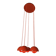 Verner Panton chandelier Flowerpot lamp