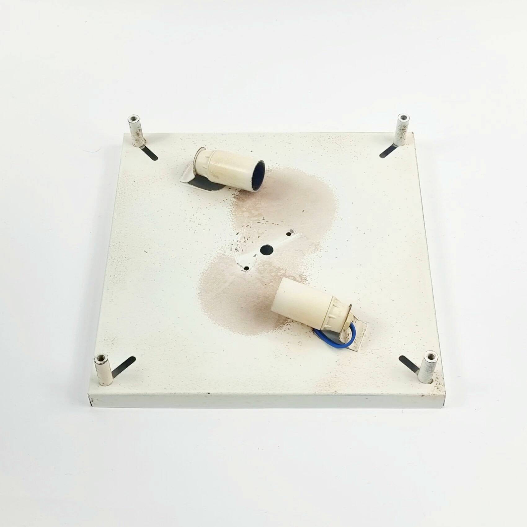 Murano Glass Flush Mount or Wall Light/Sconce by Toni Zuccheri for Mazzega, Italy, 1970s
