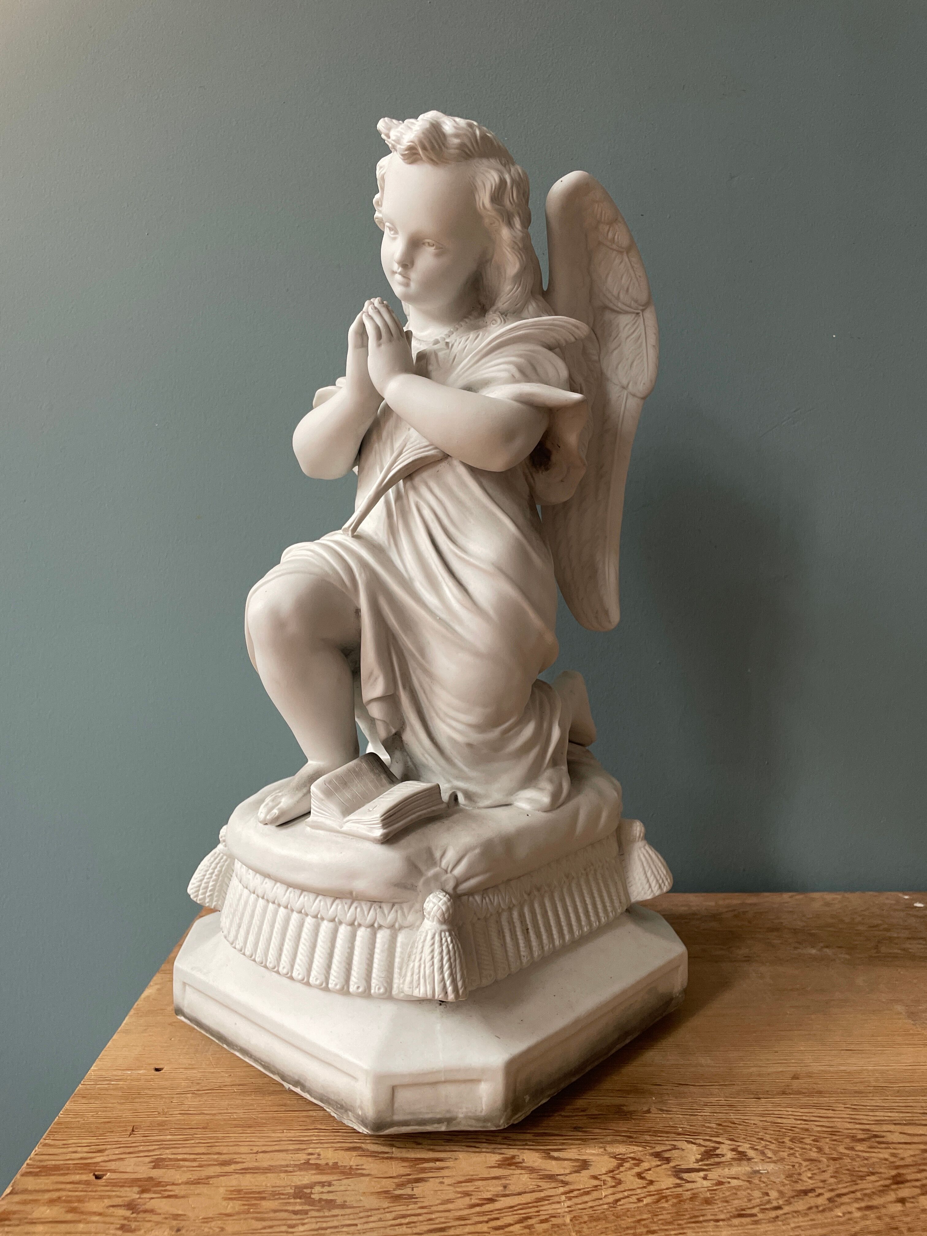 Angelot biscuit of the nineteenth signed