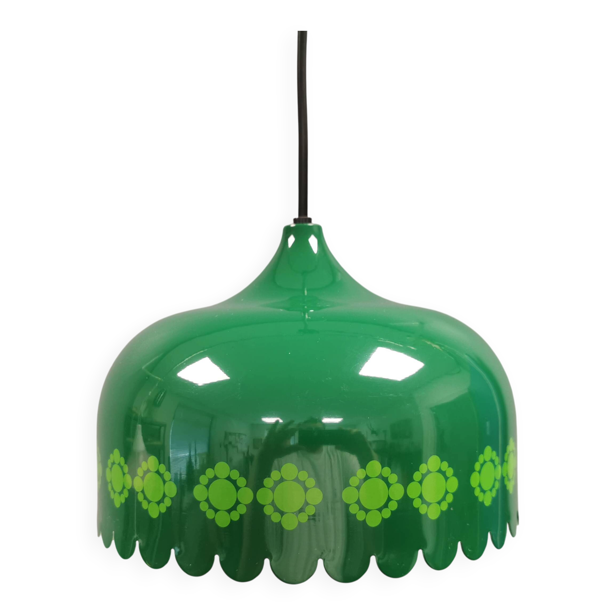 Fog & Mørup hanging lamp, model ‘Markise’, Denmark, 1960s–70s