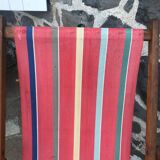 Deckchair convertible into a sun lounger