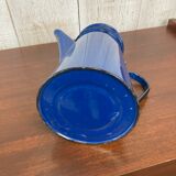 Blue enamelled coffee maker