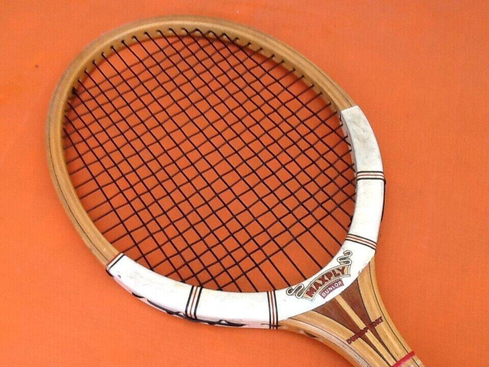 Dunlop maxply wooden tennis racket