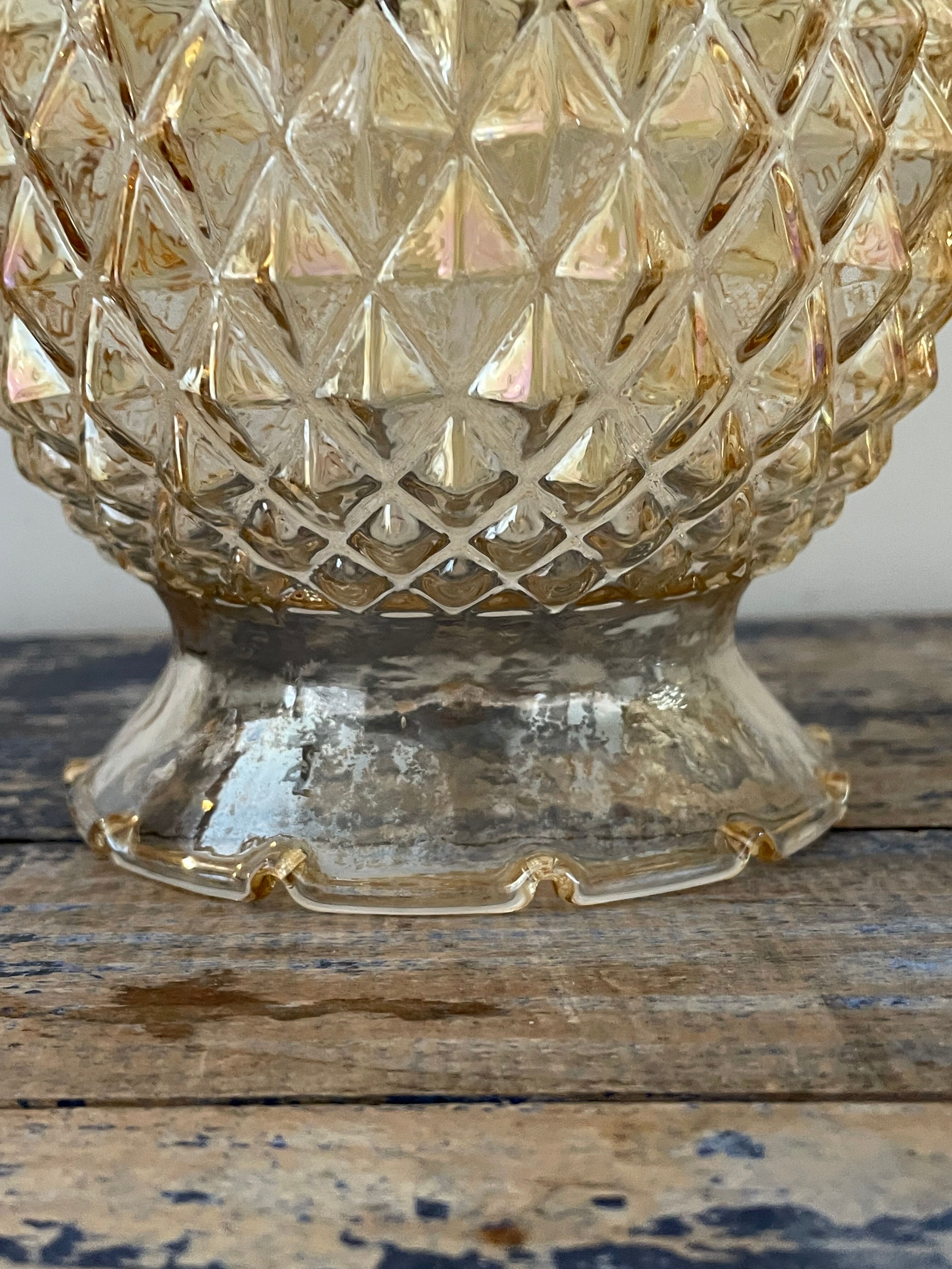Set of vintage gold wall lights