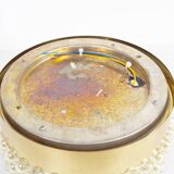 Stunning (26cm) glass bubble flush mount light by Helena Tynell for Glashut