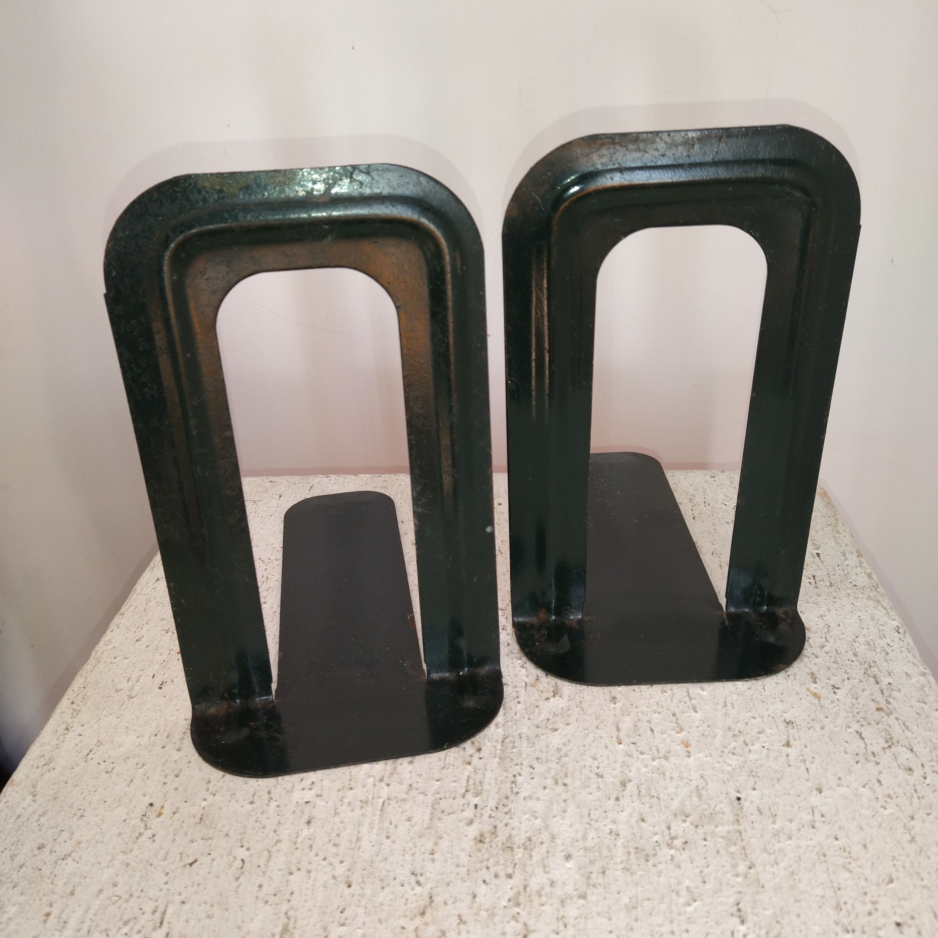 Pair of bookends 50 years fat ravel Clamart 50's bookends
