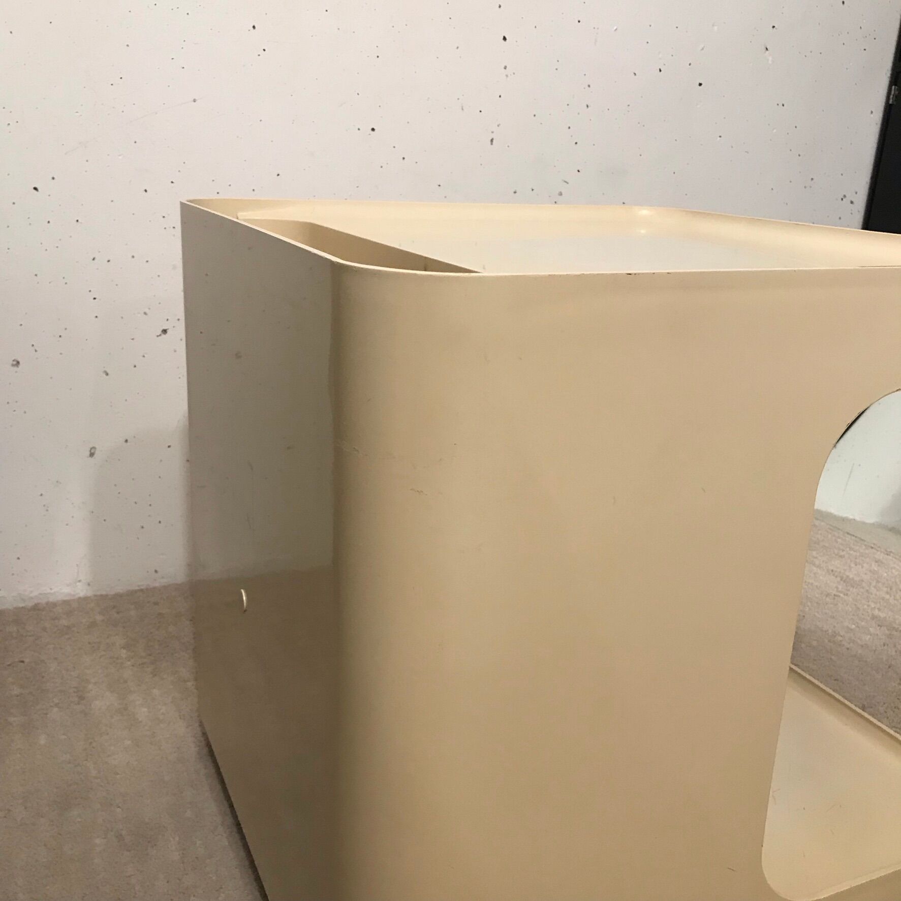Pair of sofa ends or side tables , Marcello Siard , Longato Padova 1970