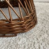 Fauteuil enfant en rotin vintage