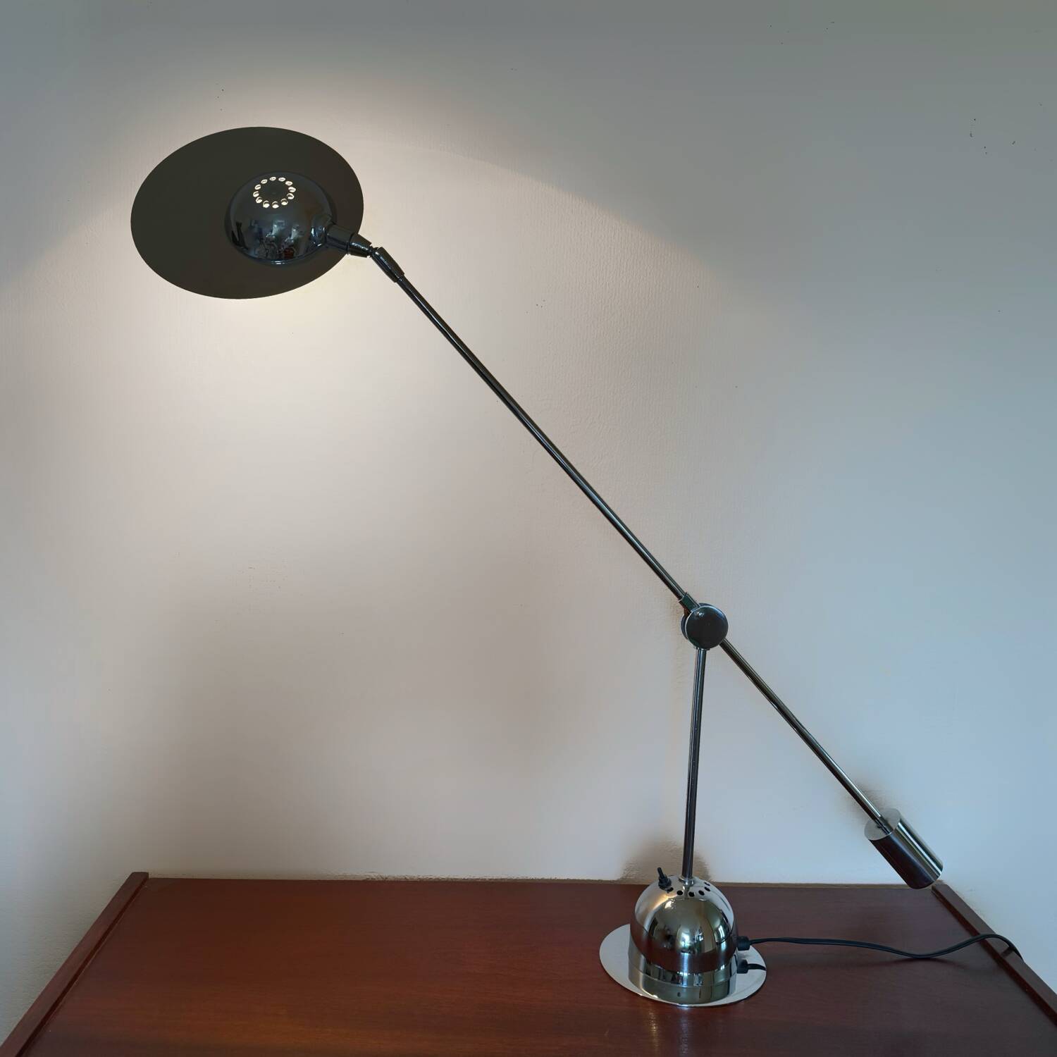 Large Aluminor desk lamp from the 70s