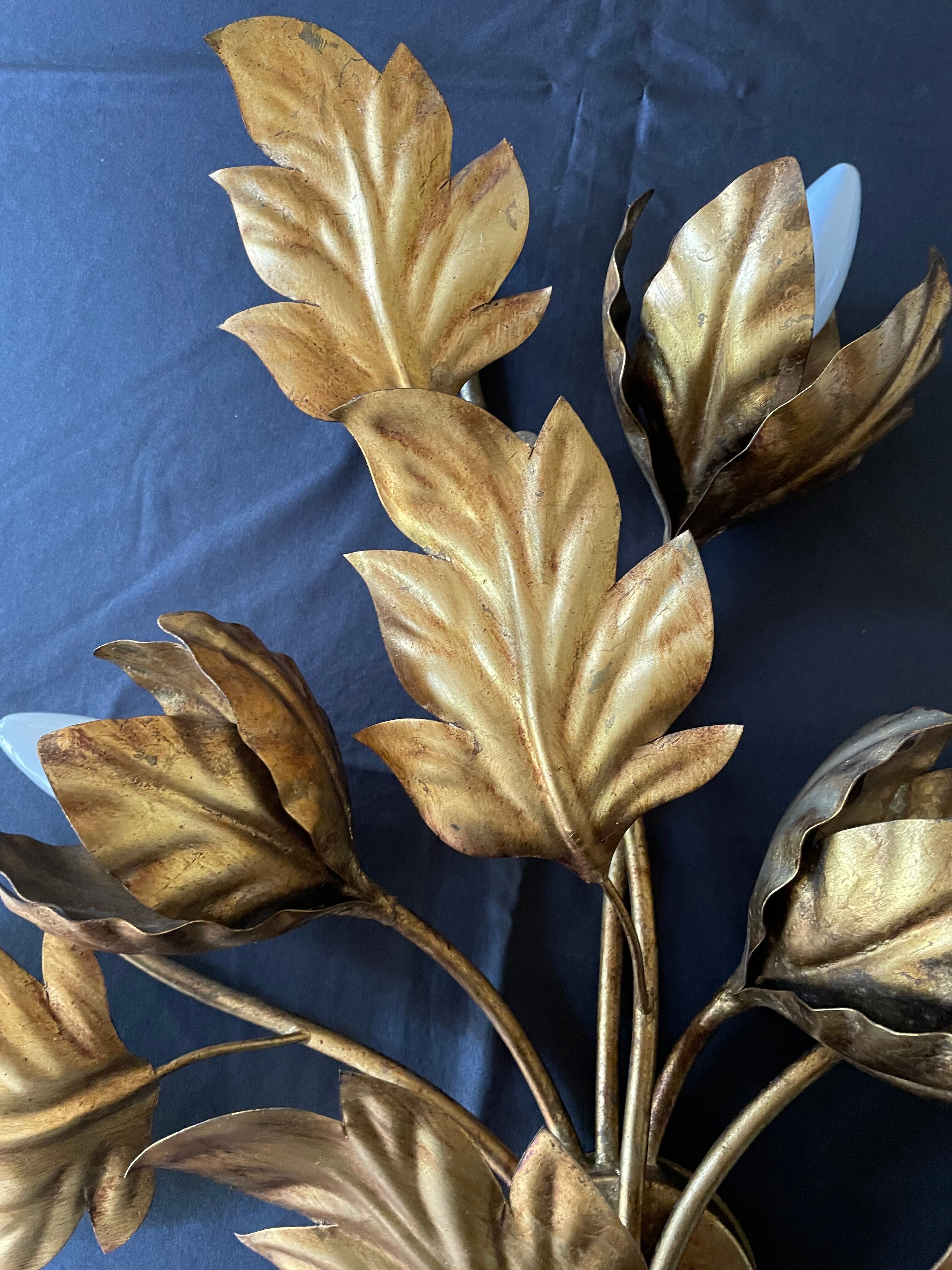 Metal wall lamp by Hans Kögl 1970