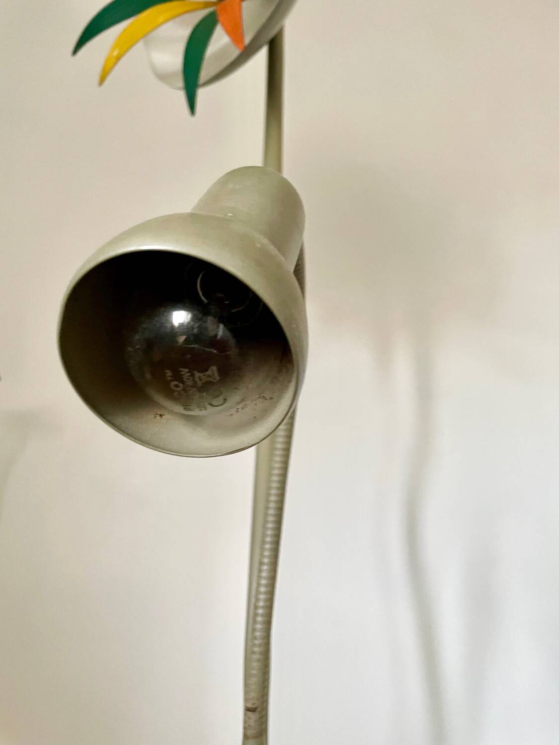 Italian flower head floor lamp circa 1970