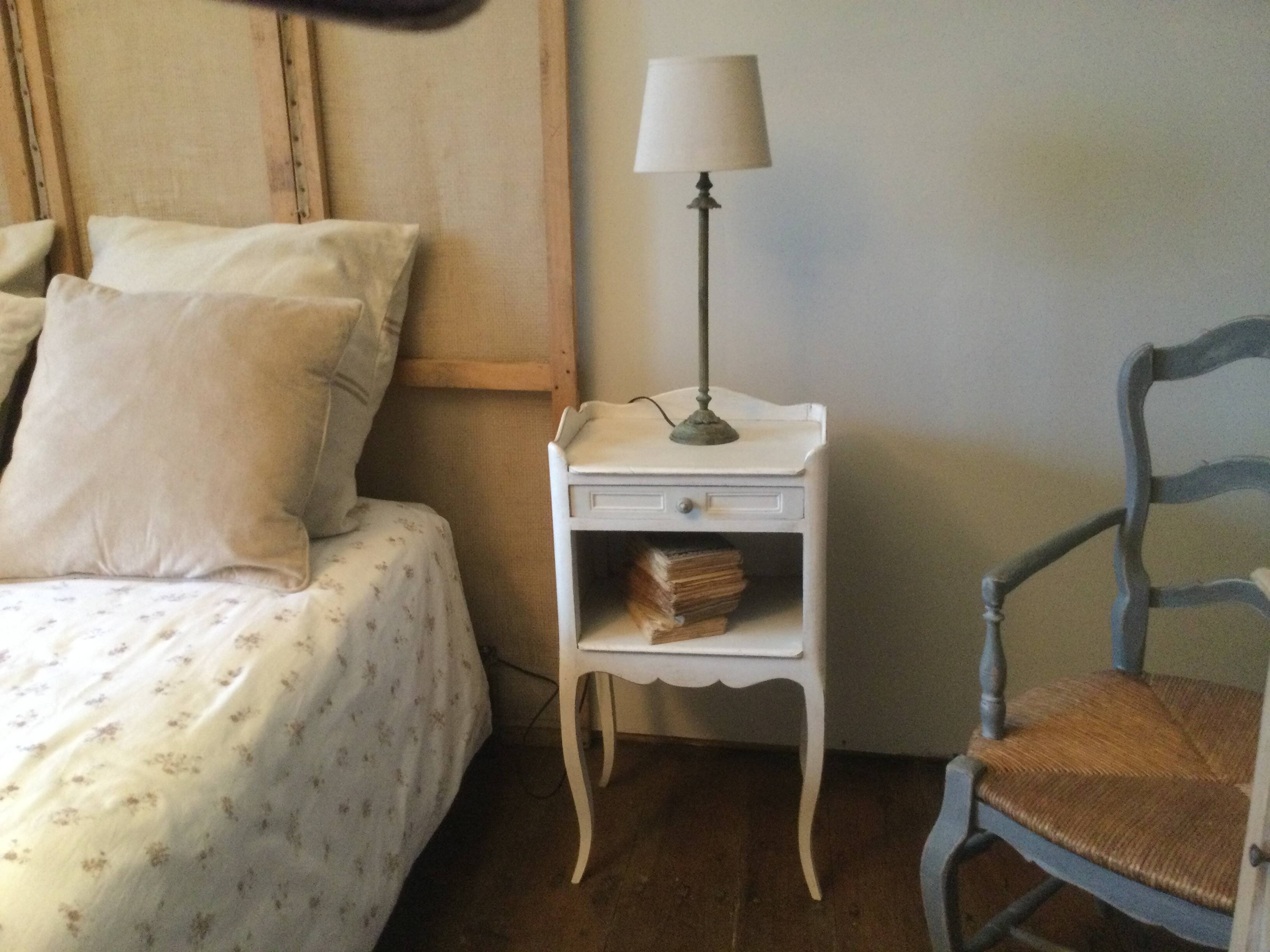 Pair of old bedside tables