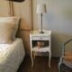 Pair of old bedside tables