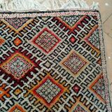 Old Berber carpet from the 1960 Morocco average atlas 213x160cm