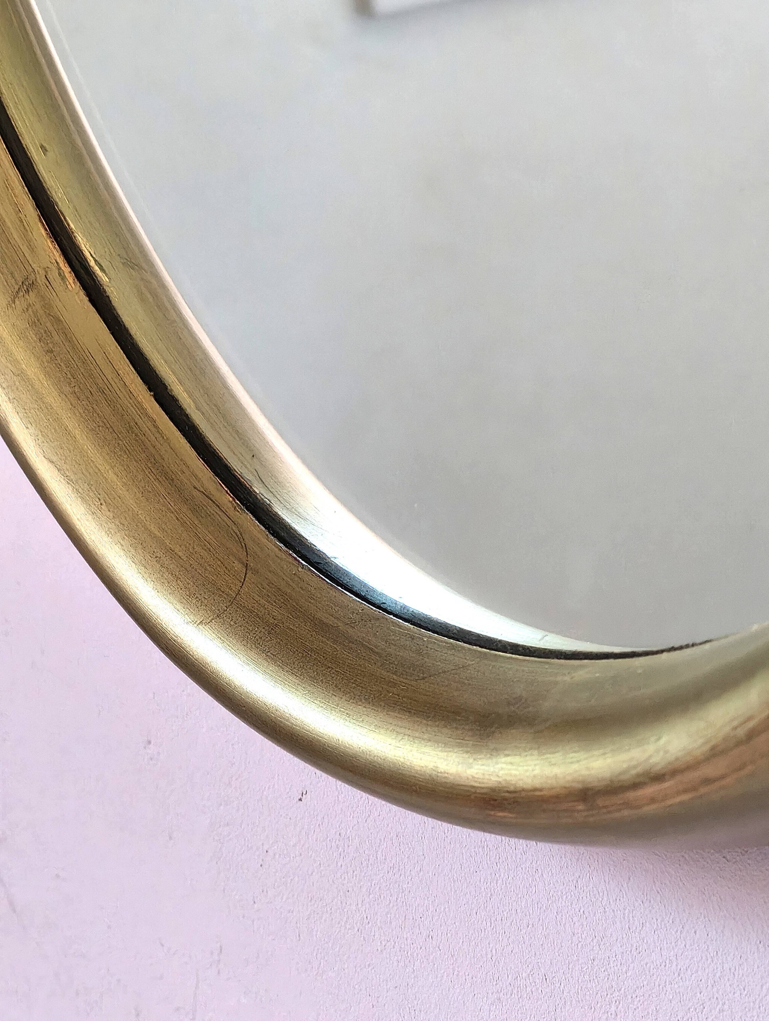 Antique oval mirror 75 X 56 cm