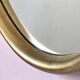 Antique oval mirror 75 X 56 cm