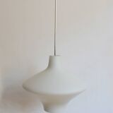 1960's White Opaque Ceiling lamp