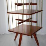 Rotating bookcase of the 1950s