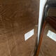Large golden mirror Deknudt vintage 1970s