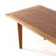 Teak with oak coffee table - mid century modern - vintage