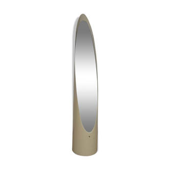 Miroir Lipstick par Roger Lecal pour Chabrieres années 70 30x172cm