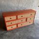 Vintage Maugrion rattan bamboo chest of drawers for Roche Bobois