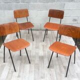 Set of 4 vintage chairs and design Eromes