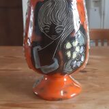 Vase Vintage en Céramique émaillée