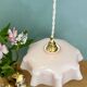 Vintage pink opaline pendant light