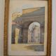 The Rhône Gate in Avignon around 1900, aquatint engraving signed.