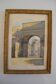 The Rhône Gate in Avignon around 1900, aquatint engraving signed.
