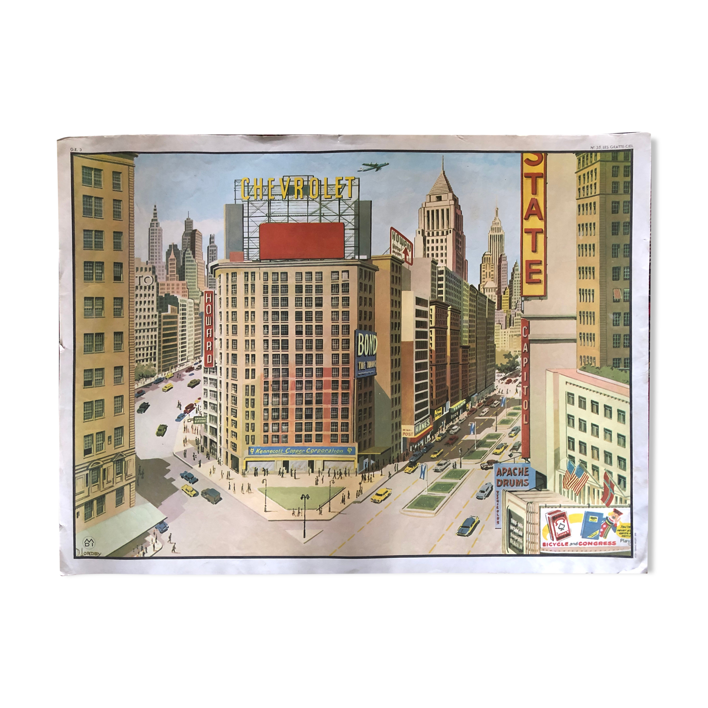 Ancient pedagogical poster