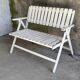 Foldable wooden garden bench - vintage 1960