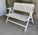 Foldable wooden garden bench - vintage 1960