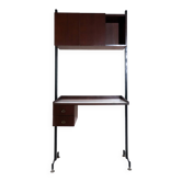 Vintage Italian desk from the mid-century with a drawer unit, 1960s.