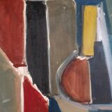 Abstract painting by Claude Allioti