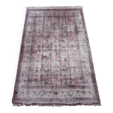 Handmade silk cashmere rug 173x120cm