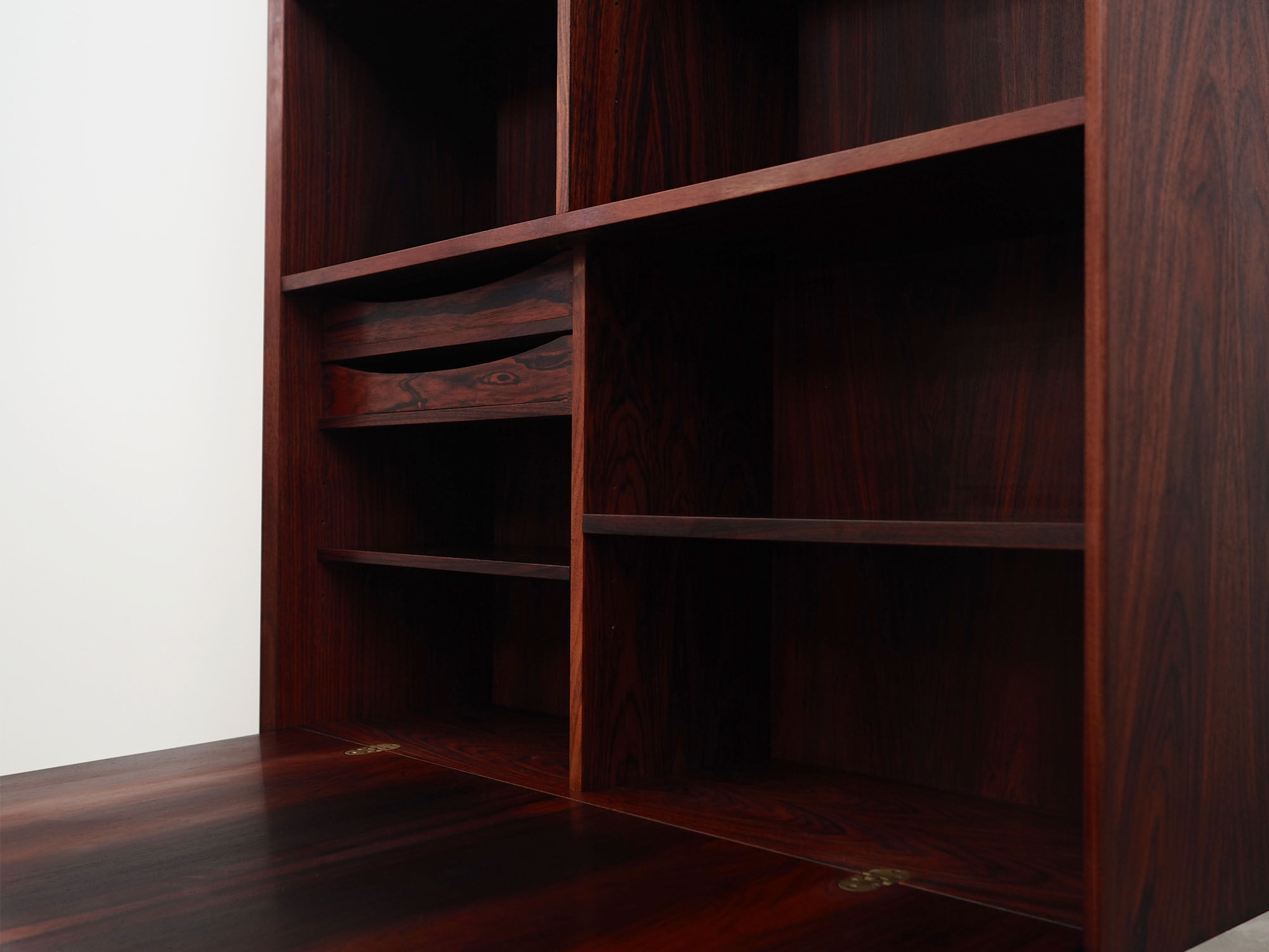 Rosewood bookcase, Danish design, 60's, produced by Brouer Møbelfabrik