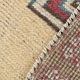 Persian Burgundy & Sand Beige Oriental Vintage Rug, 140x211Cm